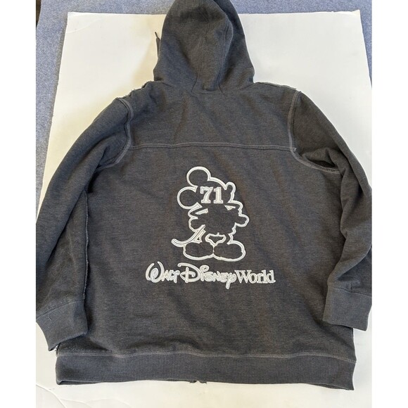 Disney Parks Adult 1X Hoodie Soft Fleece Sherpa Lining Mickey 71 Jacket Coat - Picture 10 of 10